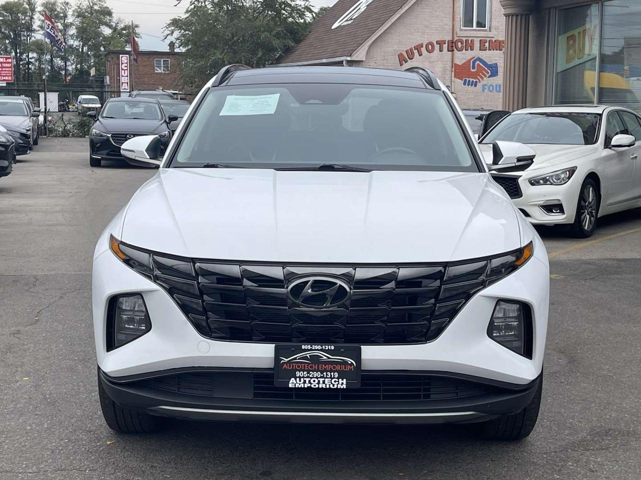 2023 Hyundai Tucson Preferred w/Trend Pkg AWD Pearl White    Leather   Pano Roof   Htd Steering Photo