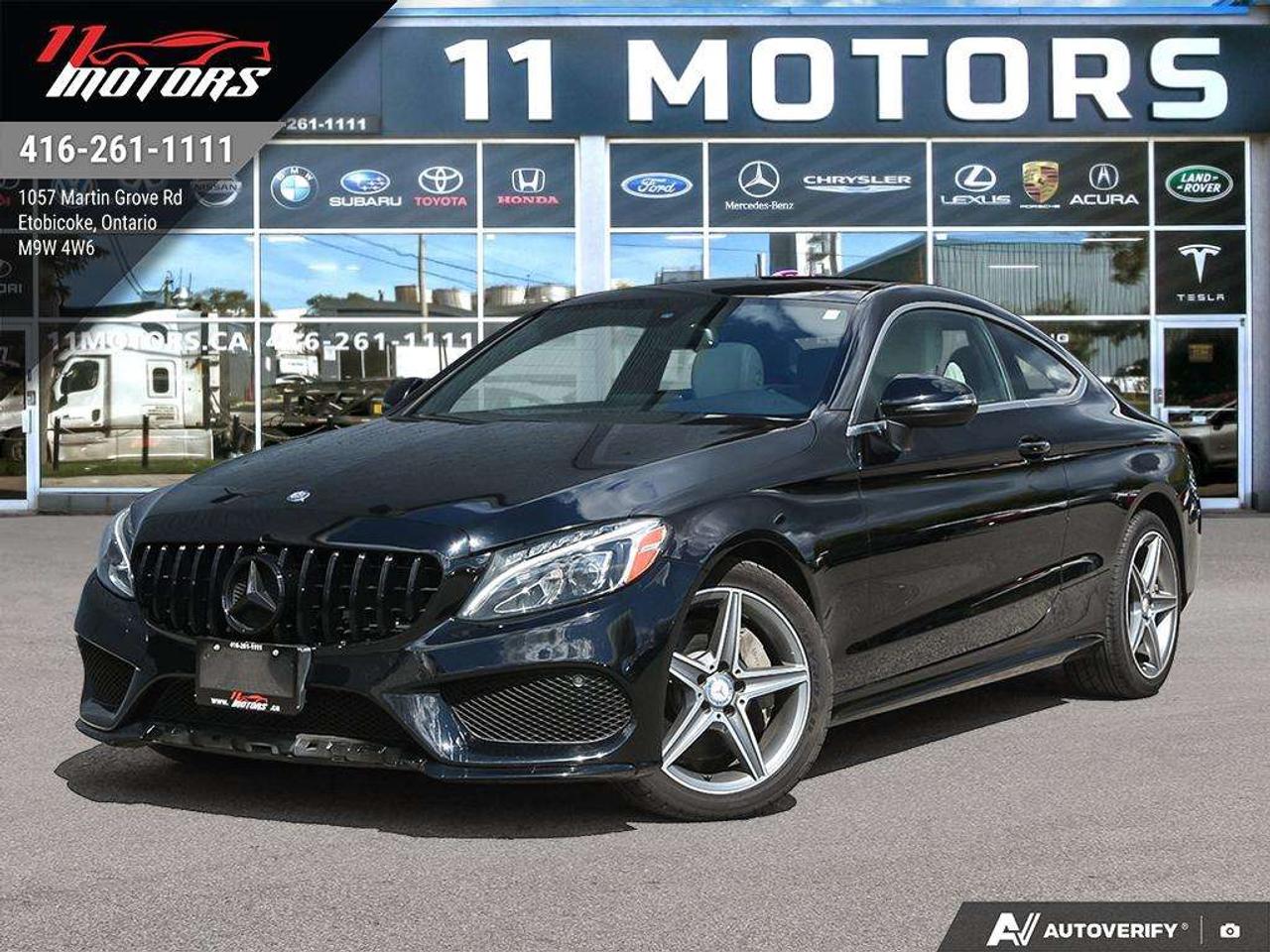 2017 Mercedes-Benz C-Class 2dr Cpe C 300 4MATIC  AMG PKG   LOADED    CERTIFIED Photo0