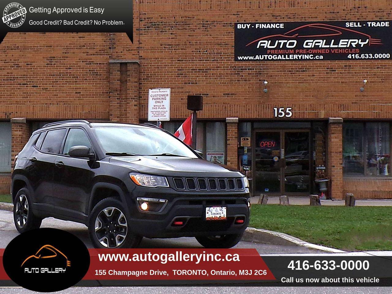 2017 Jeep Compass TRAILHAWK 4x4 NAVI CAMERA PANO ROOF H. SEATS H. STEERING Photo0