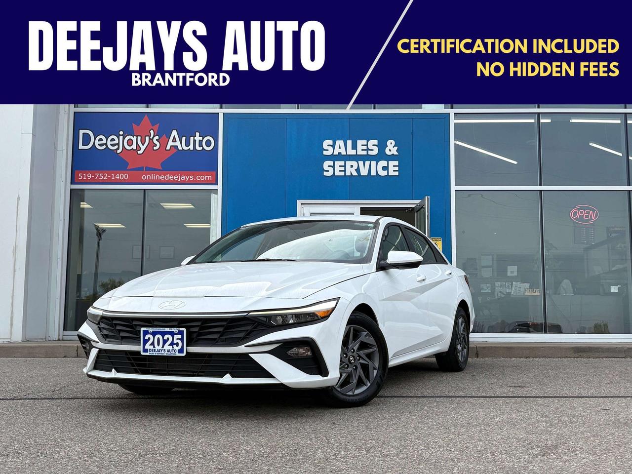 2025 Hyundai Elantra Preferred   Factory Warranty   Clean Carfax Photo0