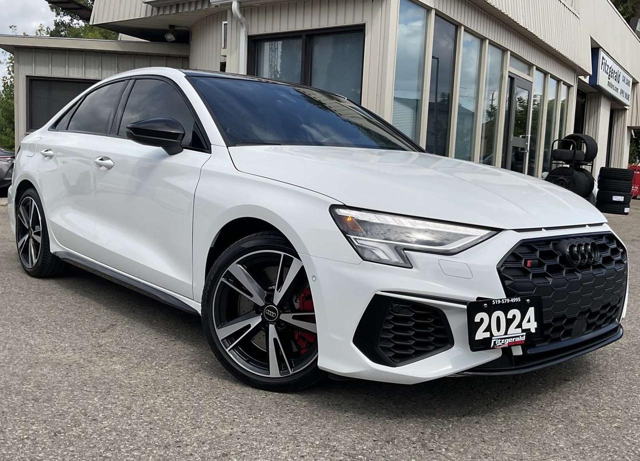 2024 Audi S3 Progressiv Quattro - S LINE! LTHR! SUNROOF! BACK-UP CAM! BSM! CAR PLAY! Photo0
