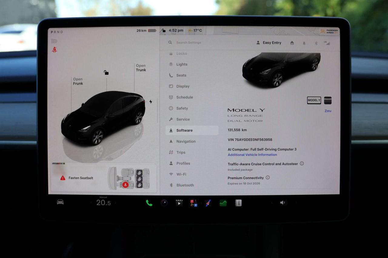 2022 Tesla Model Y LONG RANGE-DUAL MOTOR-AWD/AUTOPILOT/DRIVER ASSIST/STANDARD CONNECTIVITY/HEATED SEATS & STEERING/DASHCAM/KEYLESS/PANOROOF Photo