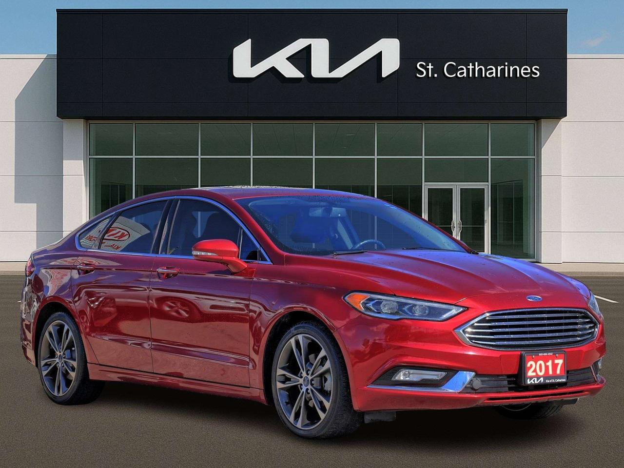 2017 Ford Fusion Titanium   Leather   Navigation   Pwr Seats Photo4