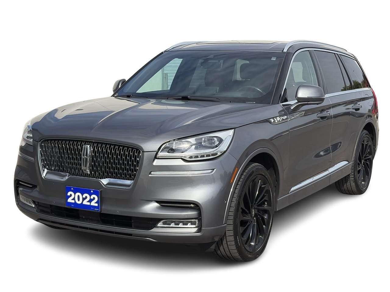 2022 Lincoln Aviator Reserve AWD CLEAN CARFAX   PANORAMIC SUNROOF   REM Photo4