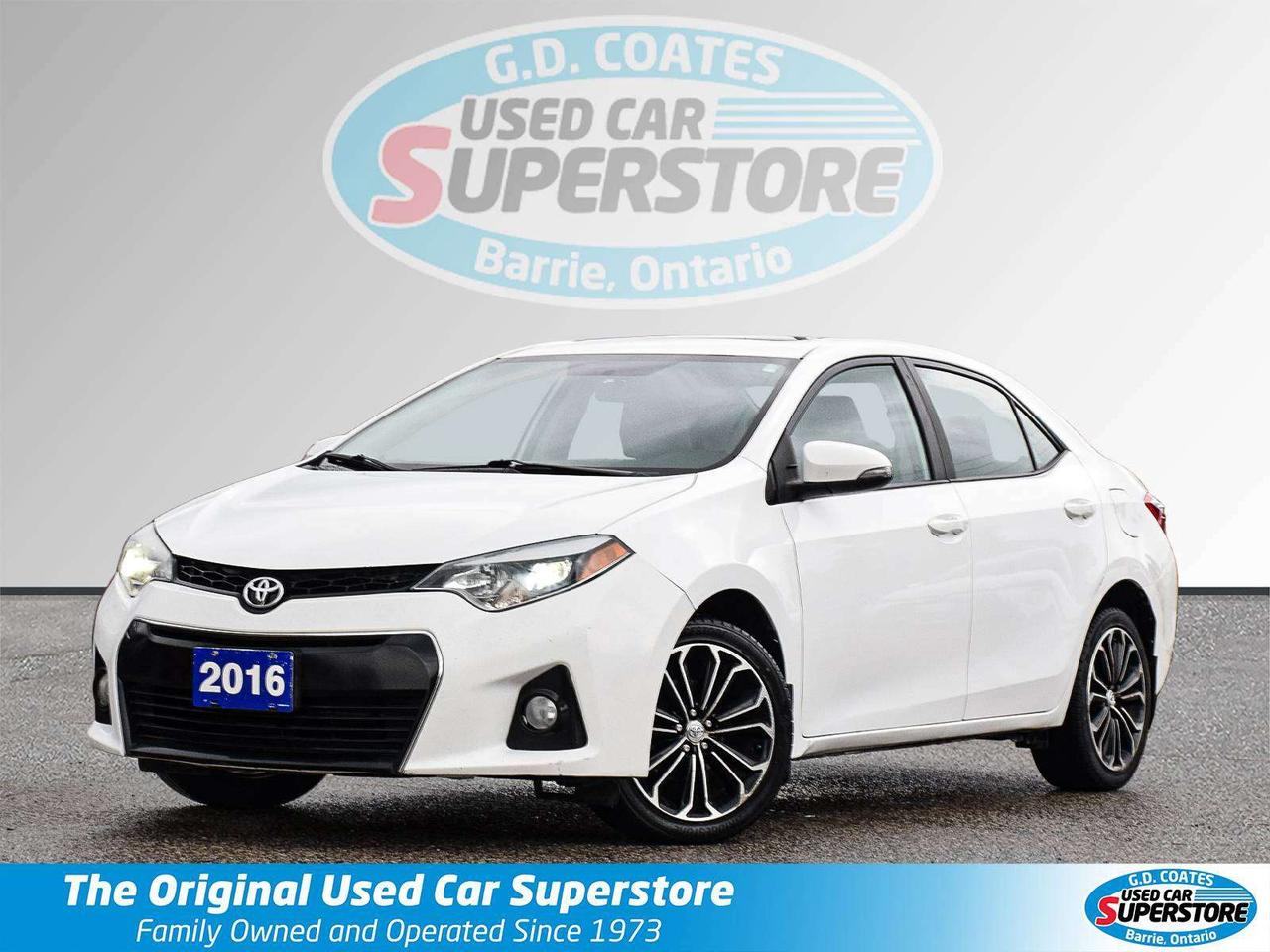 2016 Toyota Corolla S ~Camera ~Bluetooth ~Moonroof ~Heated Seats Photo0
