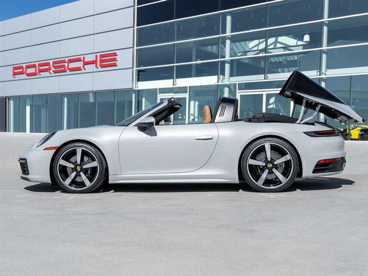 2024 Porsche 911 Targa 4S CPO Premium Pkg Sport Pkg SportDesign Side Skirts Rear Axle Steering Photo