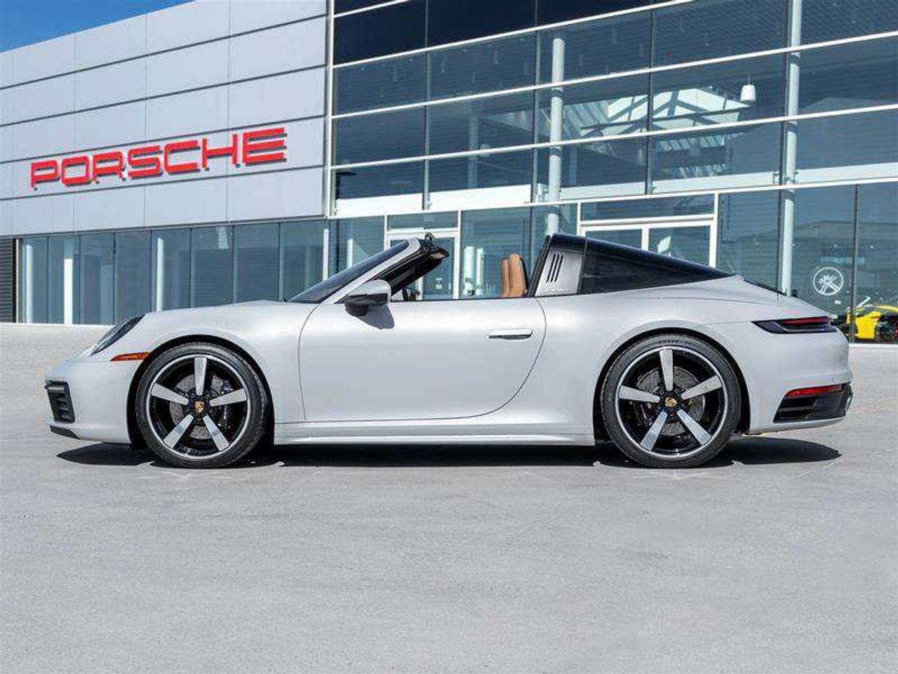 2024 Porsche 911 Targa 4S CPO Premium Pkg Sport Pkg SportDesign Side Skirts Rear Axle Steering Photo3