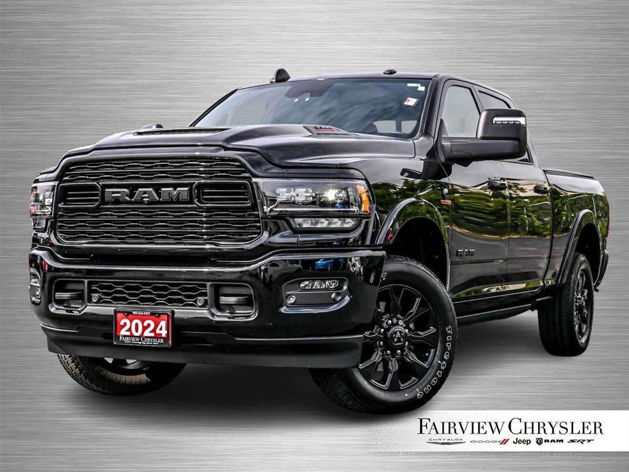 2024 RAM 3500 Limited 4x4 Crew Cab 6'4 Box NIGHT EDITION   SUNROOF   REAR AIR SUSPENSION   DUAL ALTERNATOR   LEVEL 1   TRAILER TECH   H Photo5