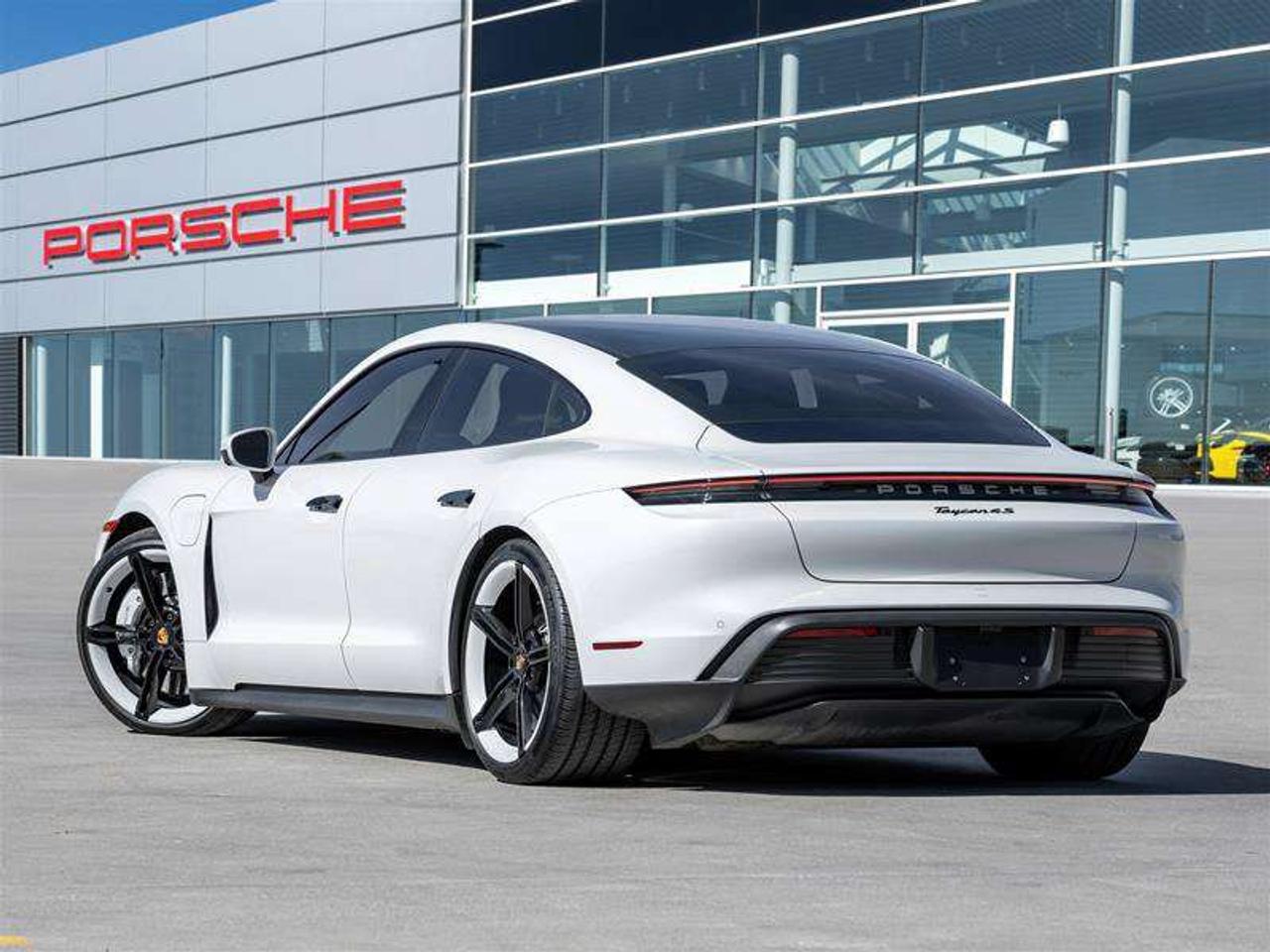 2024 Porsche Taycan 4S AWD CPO Premium Pkg Porsche Surface Coated Brakes (PSCB) with Calipers in White Performance Batte Photo3