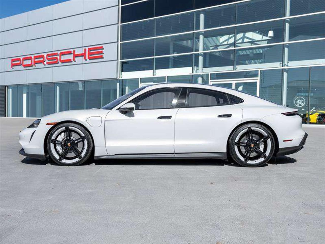 2024 Porsche Taycan 4S AWD CPO Premium Pkg Porsche Surface Coated Brakes (PSCB) with Calipers in White Performance Batte Photo2