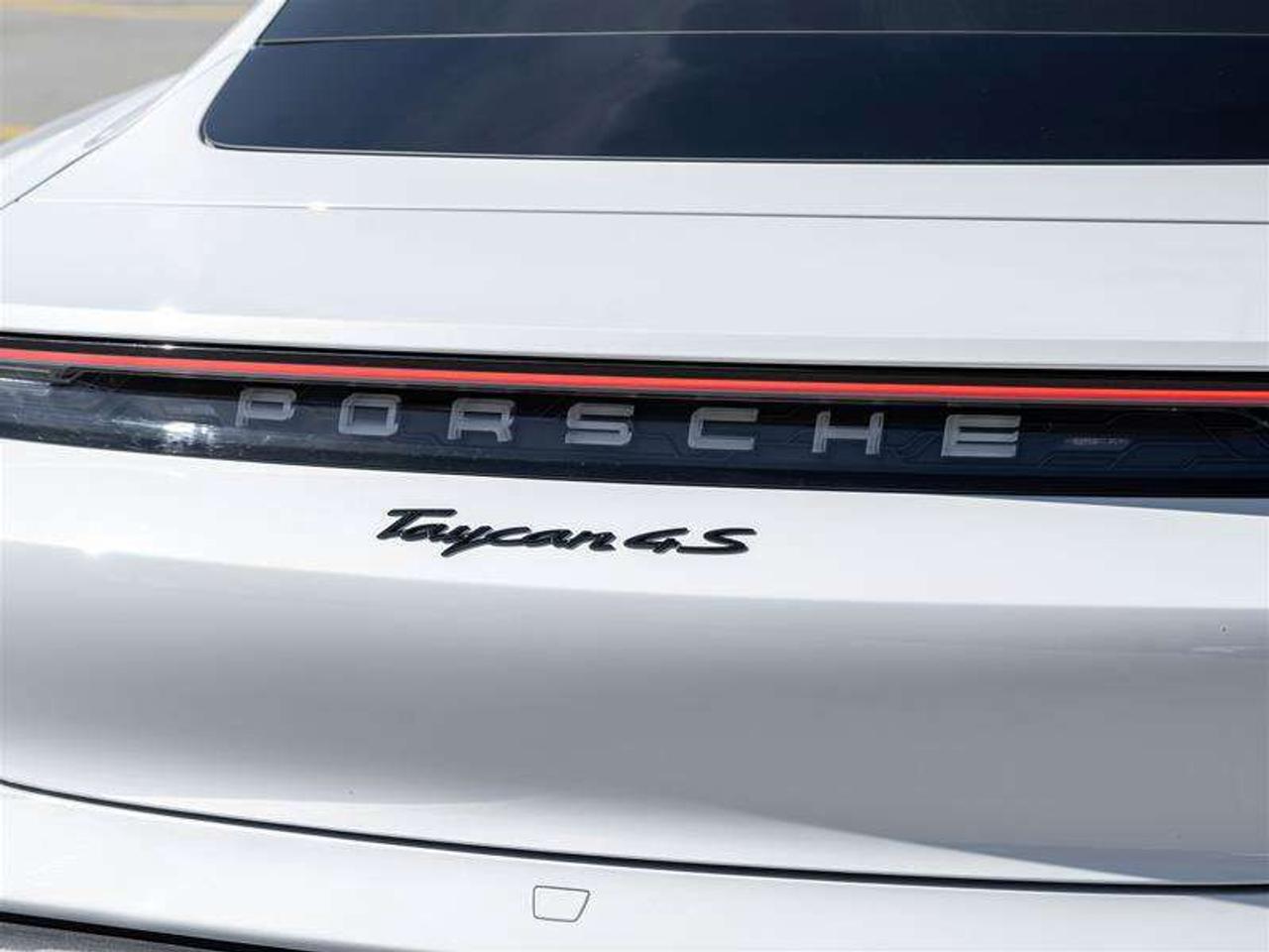 2024 Porsche Taycan 4S AWD CPO Premium Pkg Porsche Surface Coated Brakes (PSCB) with Calipers in White Performance Batte Photo
