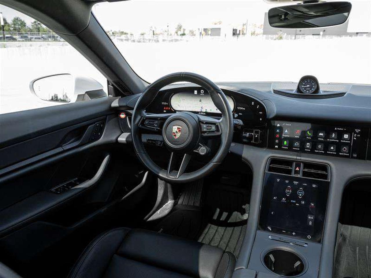 2024 Porsche Taycan 4S AWD CPO Premium Pkg Porsche Surface Coated Brakes (PSCB) with Calipers in White Performance Batte Photo