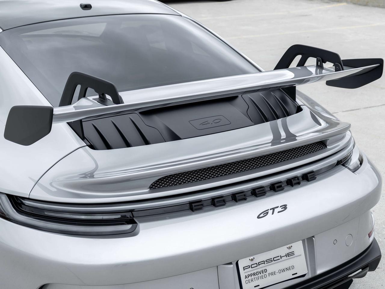 2022 Porsche 911 GT3 Coupe Leather/Race-Tex Interior in Black with Guards Red Stitching Carbon Fiber Roof Adaptive Sp Photo