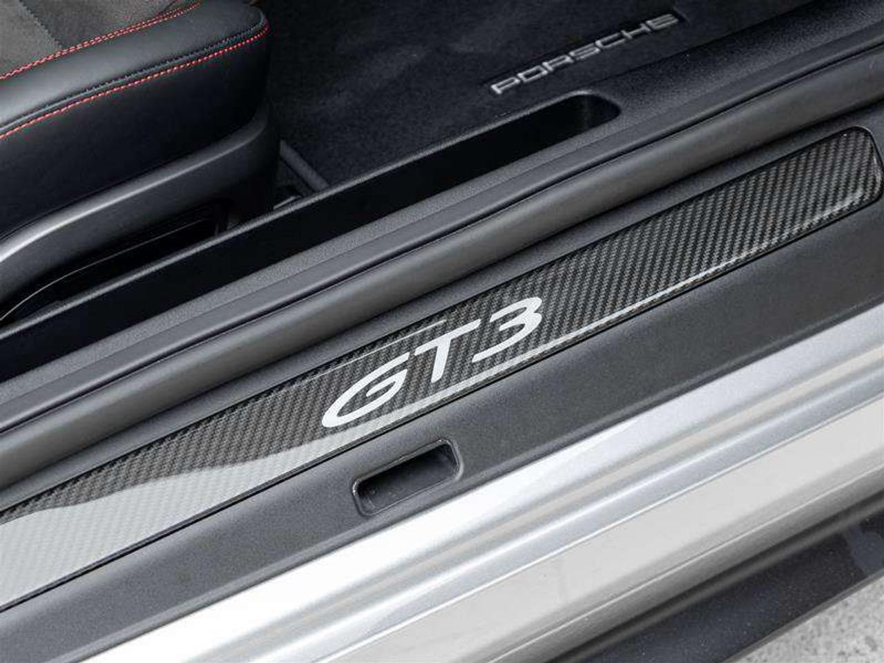 2022 Porsche 911 GT3 Coupe Leather/Race-Tex Interior in Black with Guards Red Stitching Carbon Fiber Roof Adaptive Sp Photo