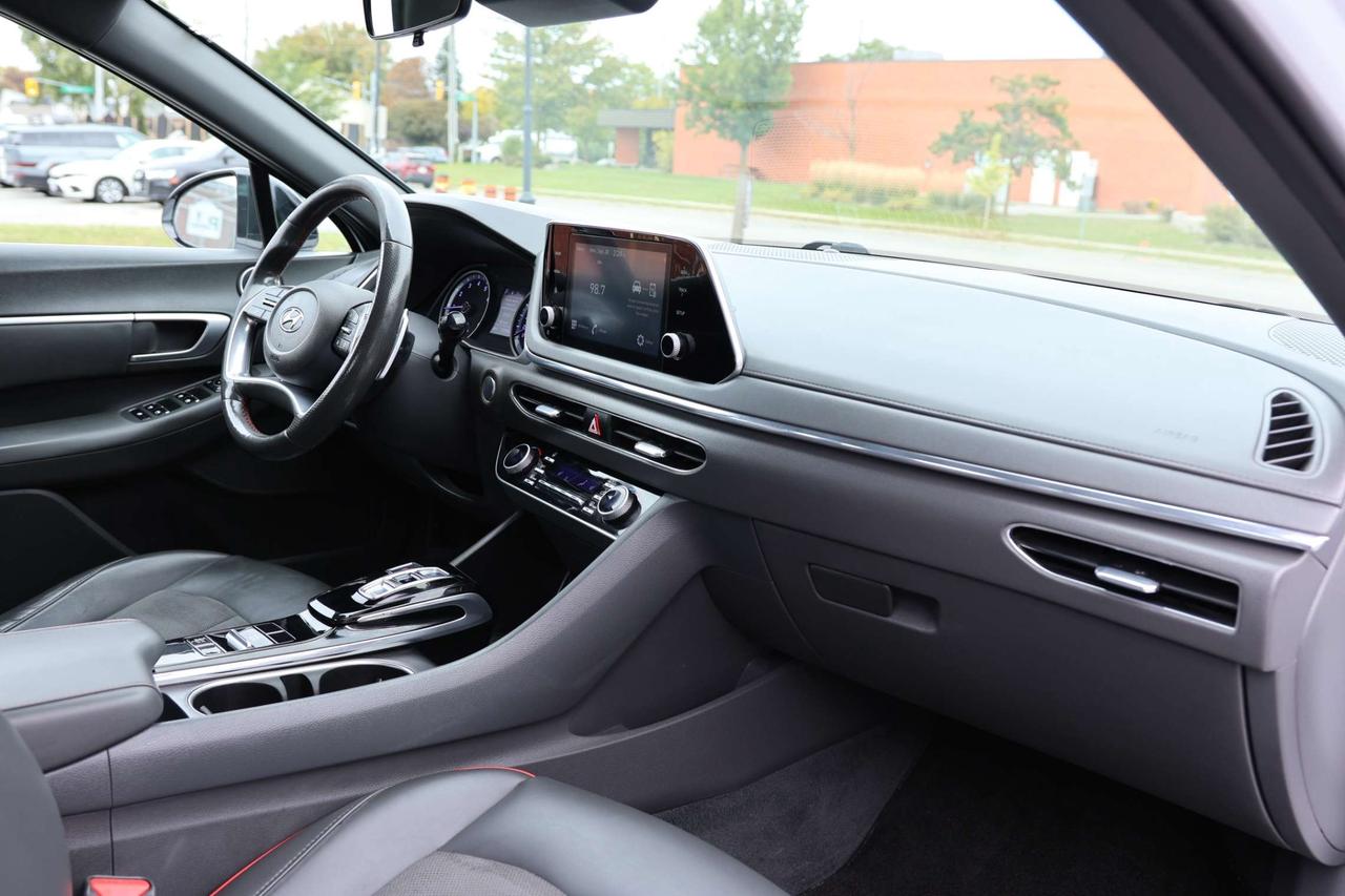 2021 Hyundai Sonata 1.6T SPORT-R STARTER/ADAPT CRUISE/BCAM/FCW/LKA/BLIS/LEATHER/H SEATS/KEYLESS/CARPLAY/PANOROOF Photo