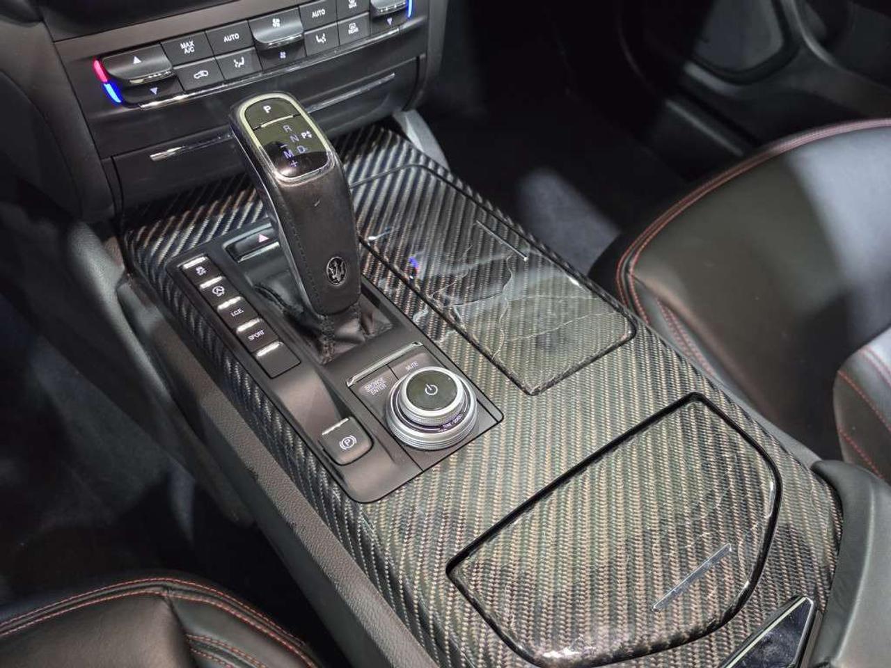 2022 Maserati Ghibli Modena Q4 AWD NERISSIMO CARBON PKG NO ACCIDENT BLACK LEATHER WITH RED STITCHING Photo