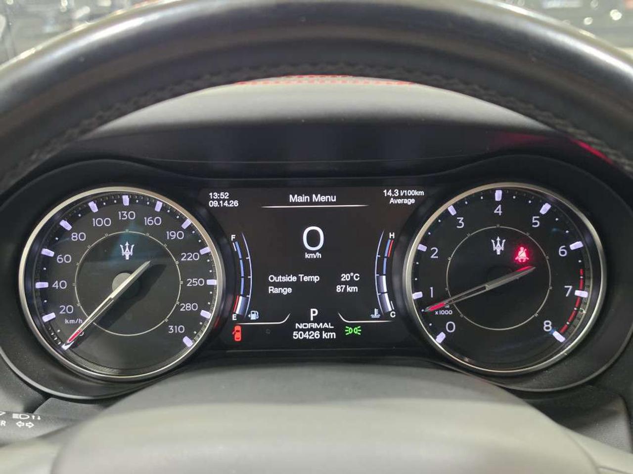 2022 Maserati Ghibli Modena Q4 AWD NERISSIMO CARBON PKG NO ACCIDENT BLACK LEATHER WITH RED STITCHING Photo