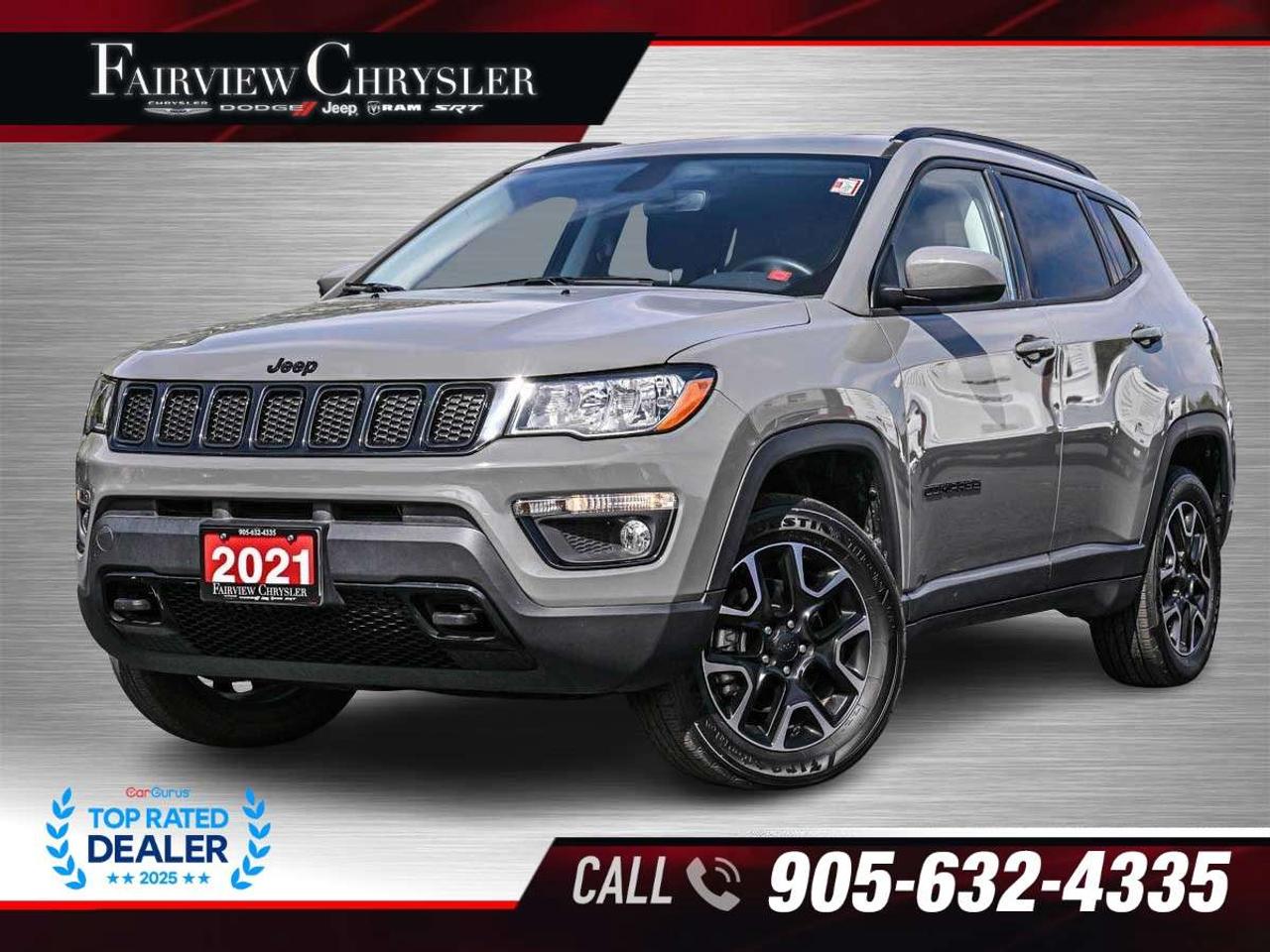2021 Jeep Compass Upland Edition 4x4 UPLAND   HEATED SEATS   CARPLAY   PUSH BUTTON   DUAL CLIMATE   BACK UP CAMERA Photo0