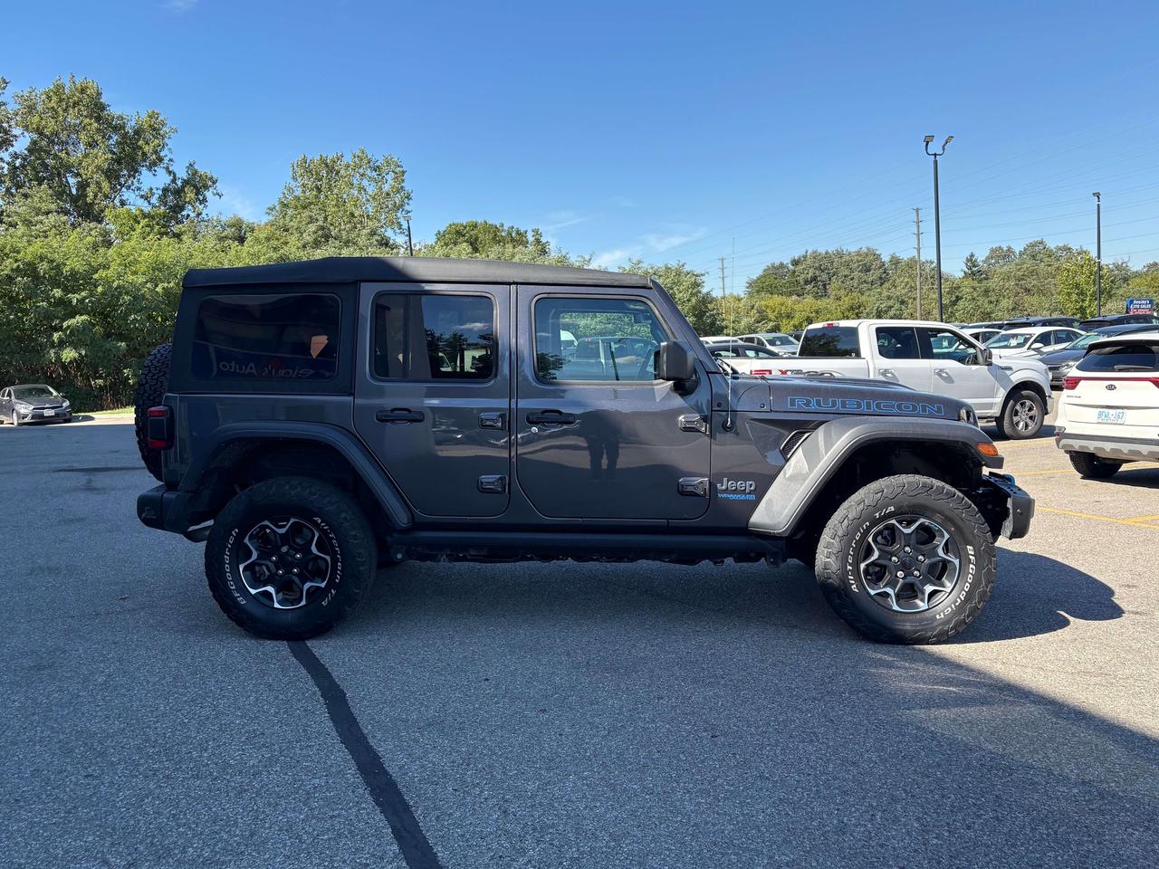 2022 Jeep Wrangler Rubicon 4x4 Hybrid   Soft Top   Leather   Clean Photo3