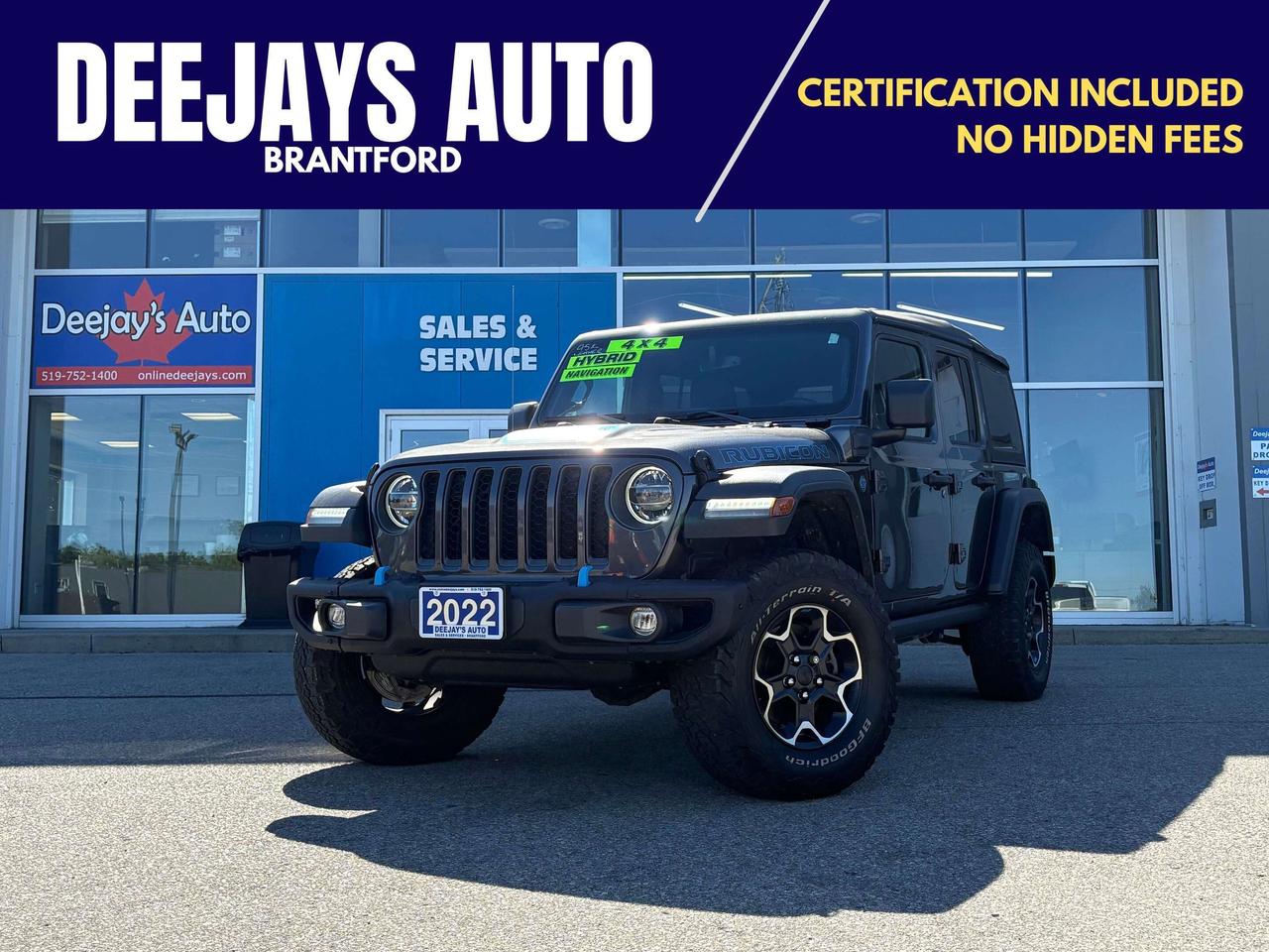2022 Jeep Wrangler Rubicon 4x4 Hybrid   Soft Top   Leather   Clean Photo
