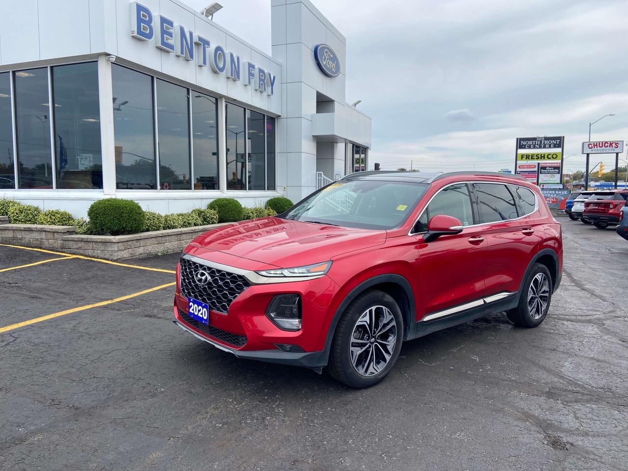2020 Hyundai Santa Fe ULTIMATE AWD 2.0L LEATHER PANO ROOF ADPTV CRUISE Photo0