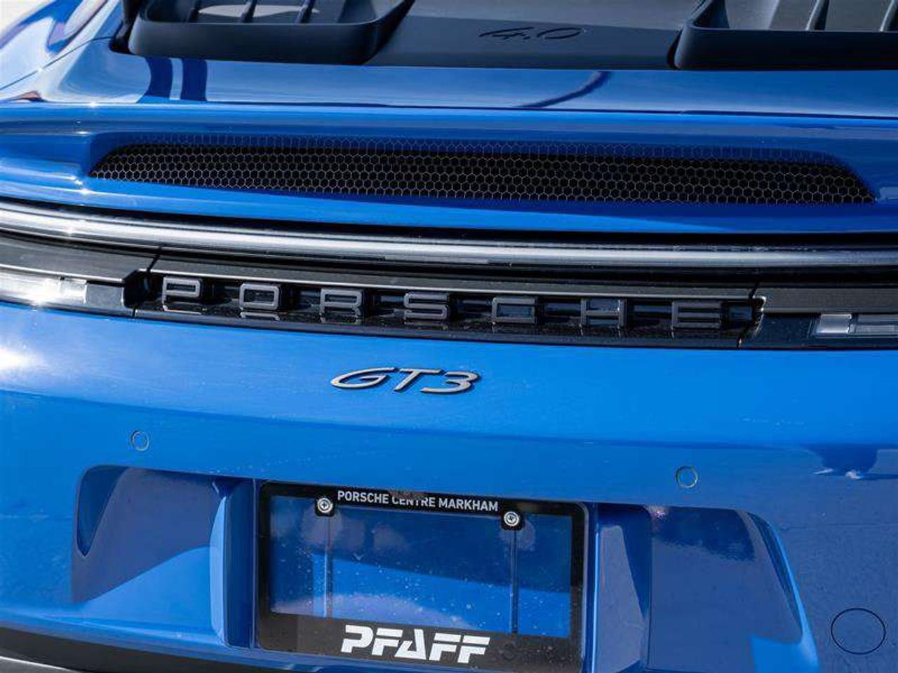 2026 Porsche 911 GT3 Coupe Front Axle Lift System Porsche Ceramic Composite Brakes (PCCB) with Calipers in High Gloss Photo