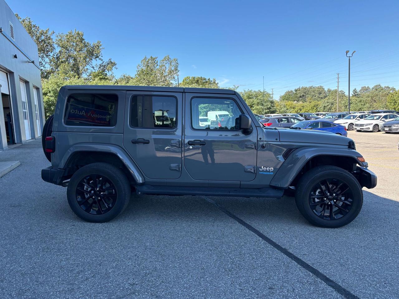 2022 Jeep Wrangler Sahara Hybrid AWD   Brown Leather   One Owner Photo