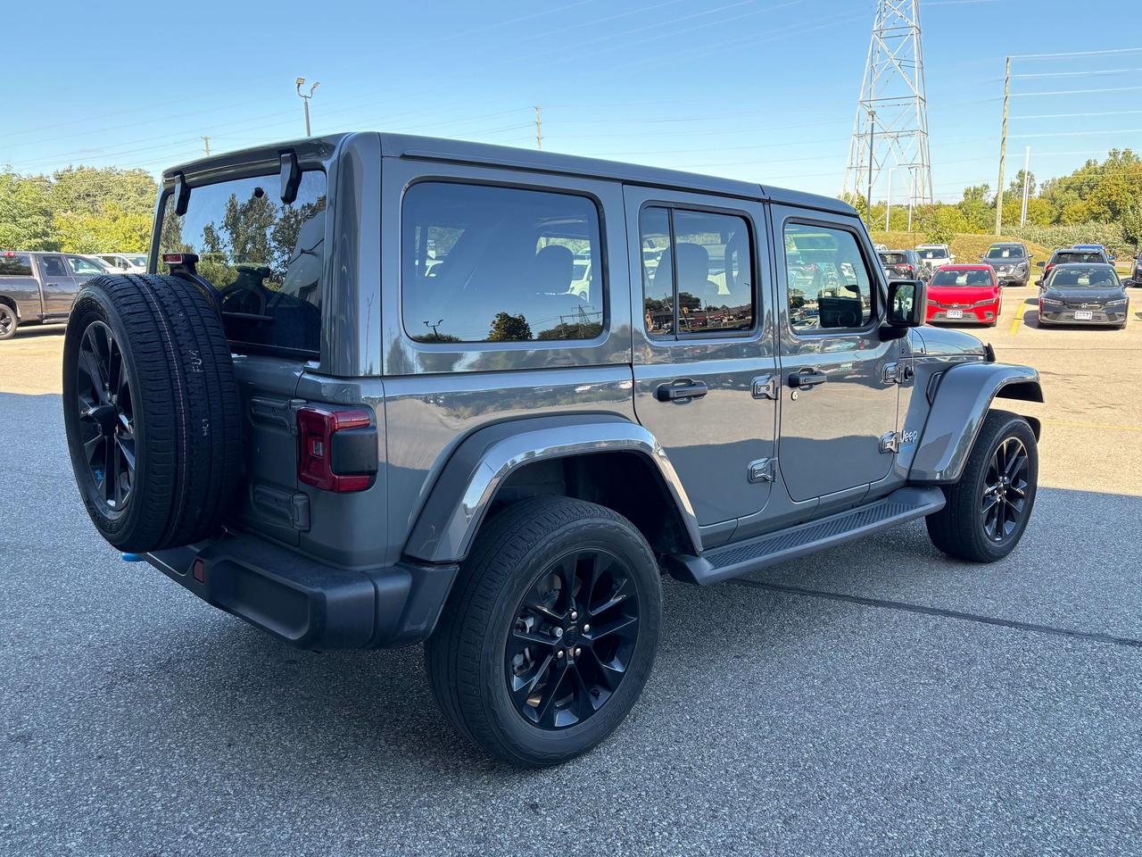 2022 Jeep Wrangler Sahara Hybrid AWD   Brown Leather   One Owner Photo