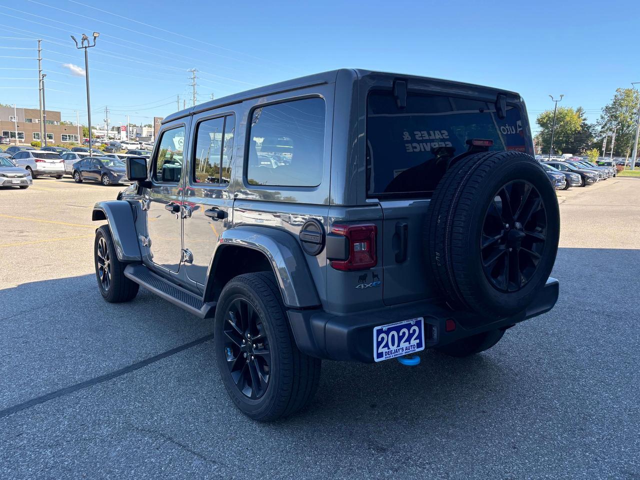 2022 Jeep Wrangler Sahara Hybrid AWD   Brown Leather   One Owner Photo