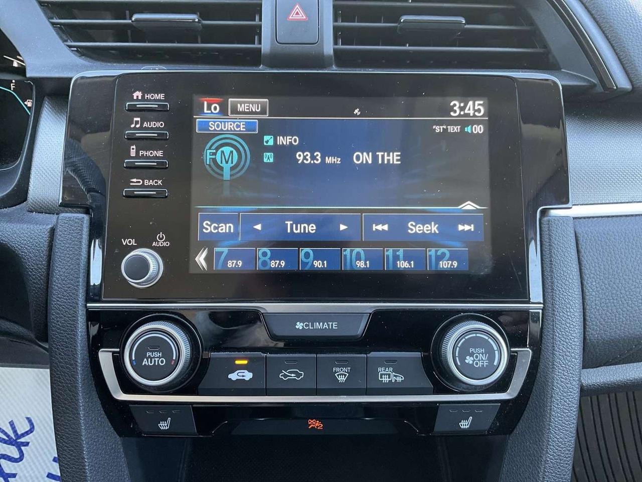 2019 Honda Civic LX Sedan - HONDA SENSING! BACK-UP CAM! HEATED SEATS! CAR PLAY! Photo
