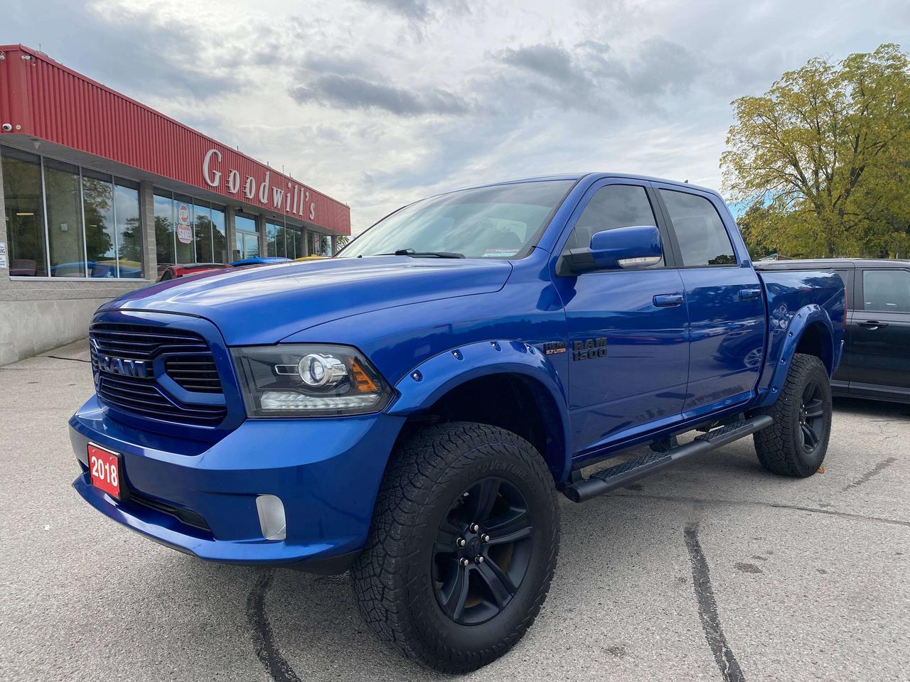 2018 RAM 1500 SPORT, 5.7L HEMI, CLEAN CARFAX, REMOTE START! Photo
