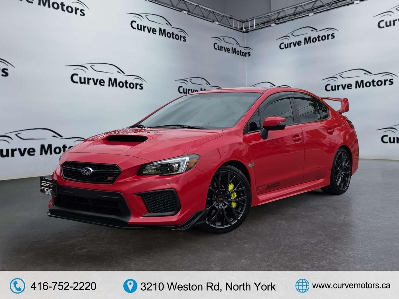 2018 Subaru WRX STI SPORT WITH WING SPOILER * CAMERA / ROOF / BLIND SPOT / HEATED SEATS Photo2