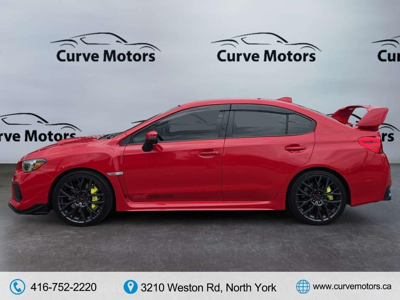 2018 Subaru WRX STI SPORT WITH WING SPOILER * CAMERA / ROOF / BLIND SPOT / HEATED SEATS Photo