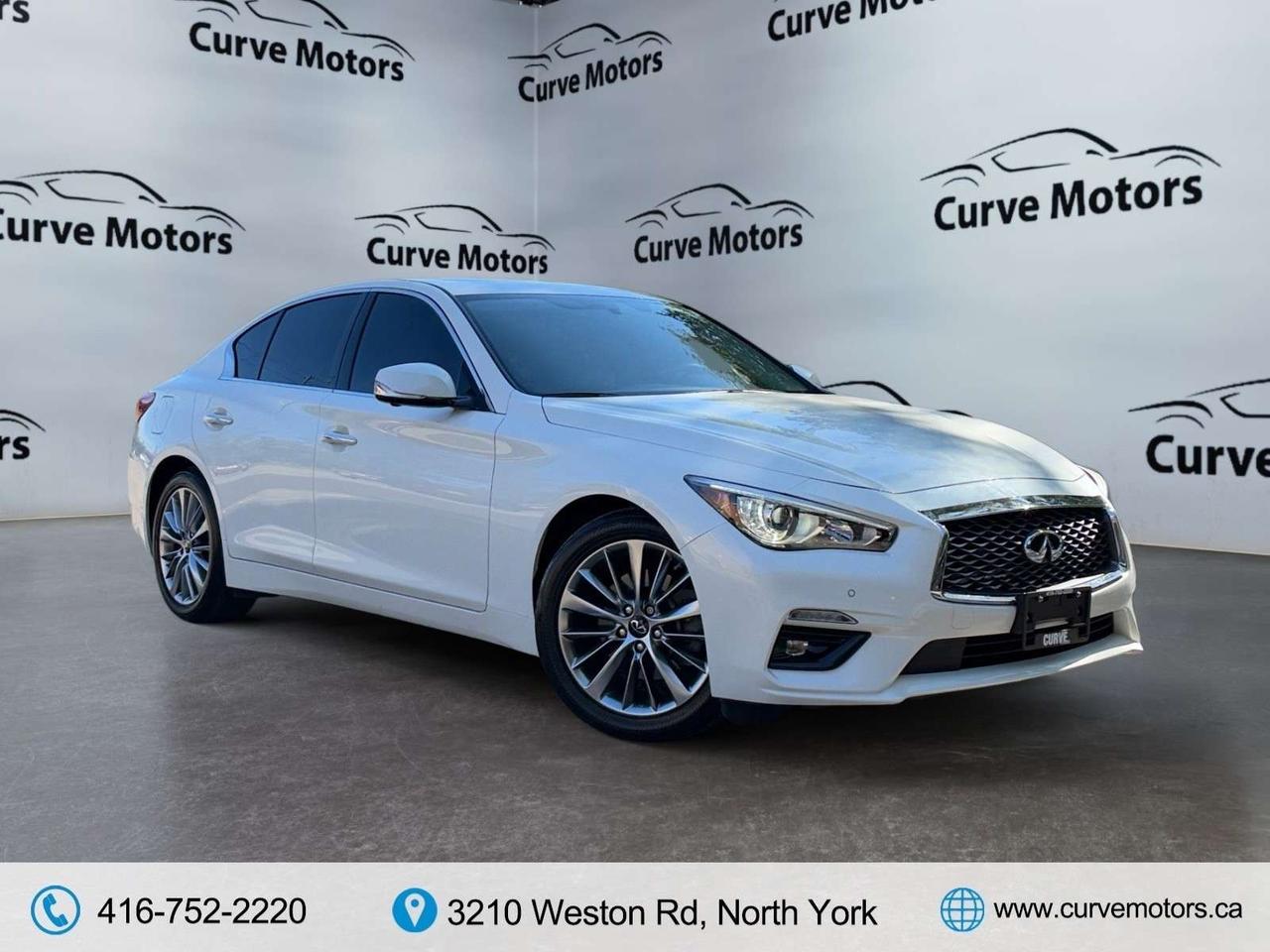 2024 Infiniti Q50 LUXE AWD *300 HP/NO ACCIDENTS/ROOF/BOSE/CARPLAY/360 CAM/DRIVER ASSIST Photo