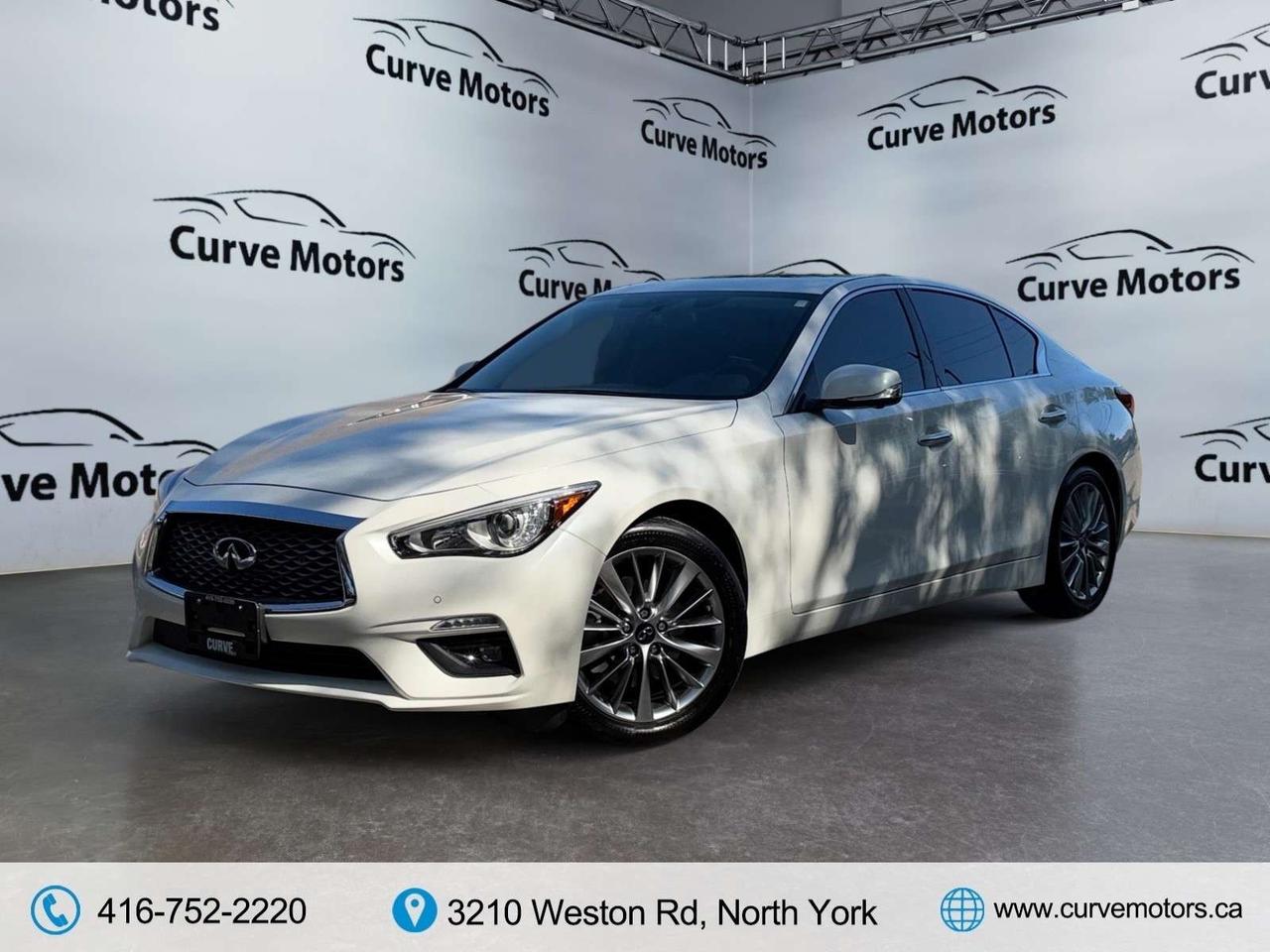 2024 Infiniti Q50 LUXE AWD *300 HP/NO ACCIDENTS/ROOF/BOSE/CARPLAY/360 CAM/DRIVER ASSIST Photo