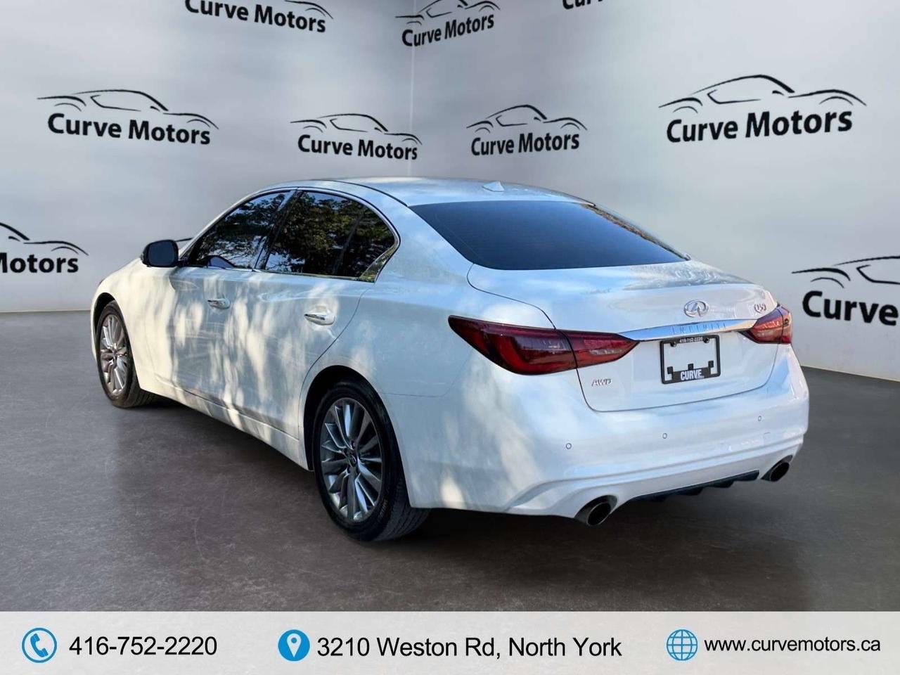 2024 Infiniti Q50 LUXE AWD *300 HP/NO ACCIDENTS/ROOF/BOSE/CARPLAY/360 CAM/DRIVER ASSIST Photo