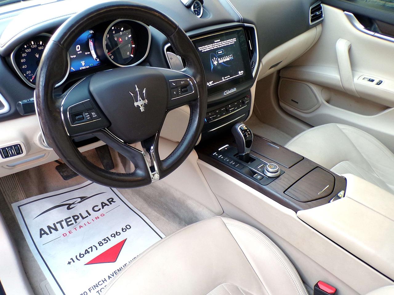 2017 Maserati Ghibli SQ4 BSA NAVI CAMERA SUNROOF H/C SEATS H. STEERING Photo