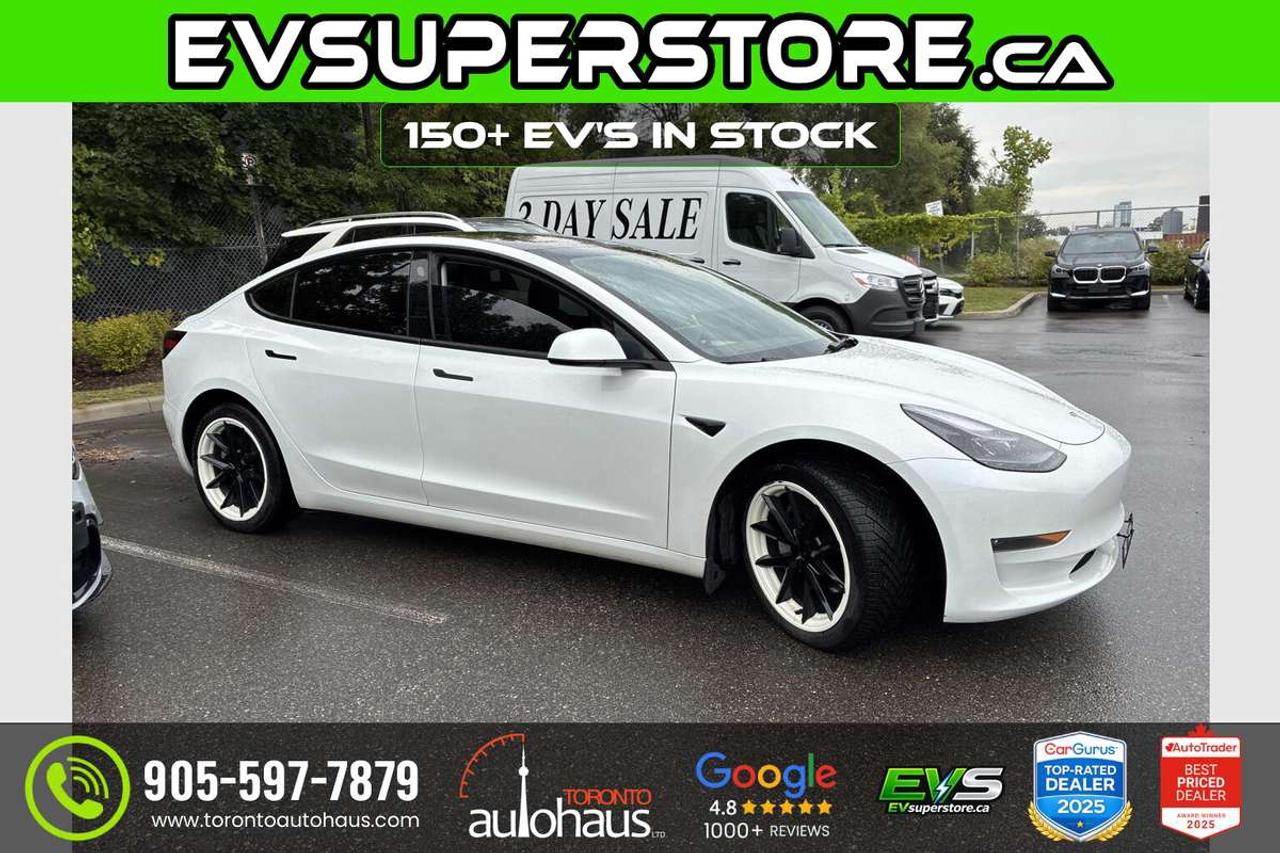 2023 Tesla Model 3 LR AWD I 100+ EV's at EVSUPERSTORE.ca Photo