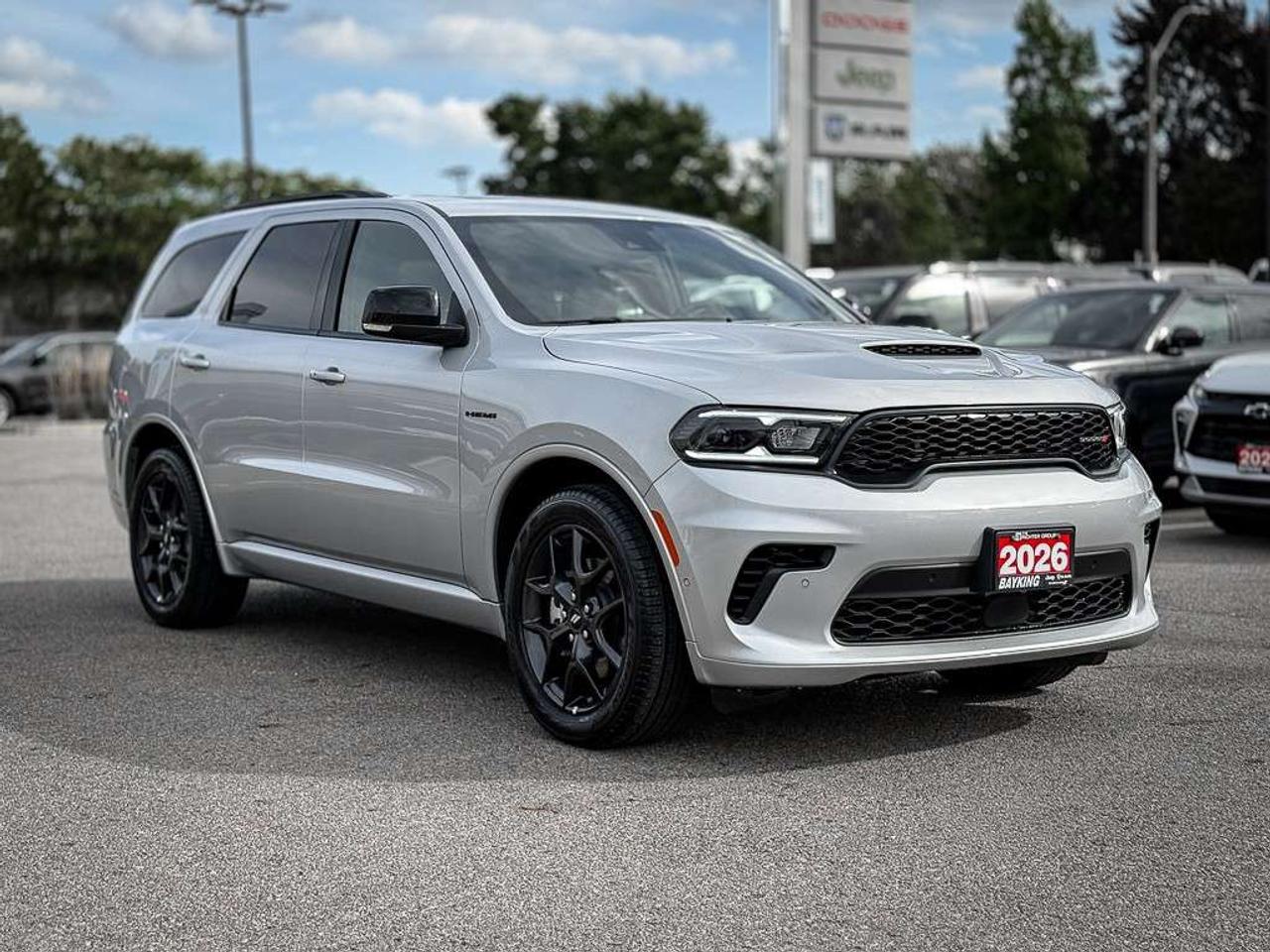 2026 Dodge Durango GT HEMI V8   PREMIUM   BLACKTOP   HARMAN/KARDON AUDIO   VENTILATED SEATS   TRAILER BRAKE Photo2
