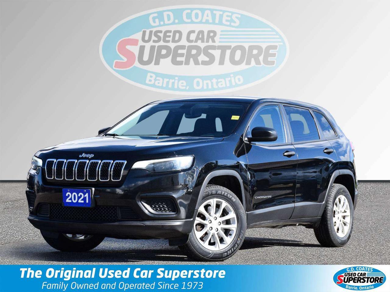 2021 Jeep Cherokee Sport 4x4 ~Heated Seats + Wheel ~Carplay ~Camera Photo
