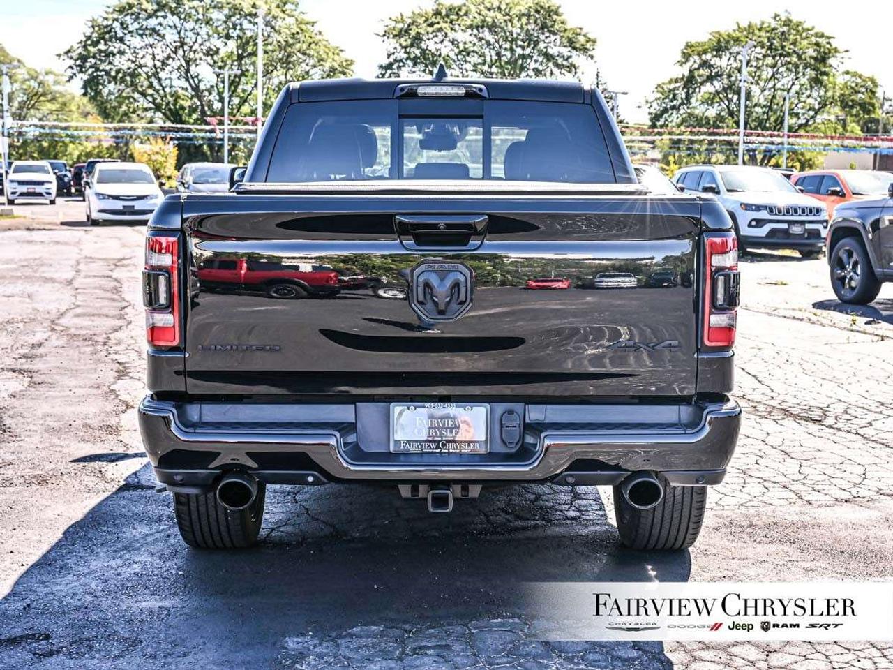 2024 RAM 1500 Limited 4x4 Crew Cab 5'7 Box PANO ROOF   RAM BOX   NIGHT EDITION   19 SPEAKER HARMAN / KARDON   CARPLAY   SPORT HOOD Photo