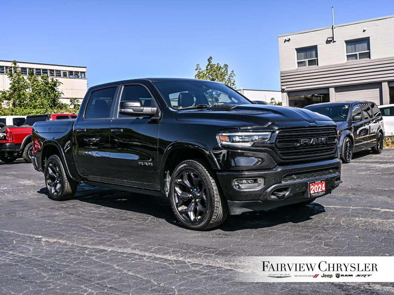 2024 RAM 1500 Limited 4x4 Crew Cab 5'7 Box PANO ROOF   RAM BOX   NIGHT EDITION   19 SPEAKER HARMAN / KARDON   CARPLAY   SPORT HOOD Photo