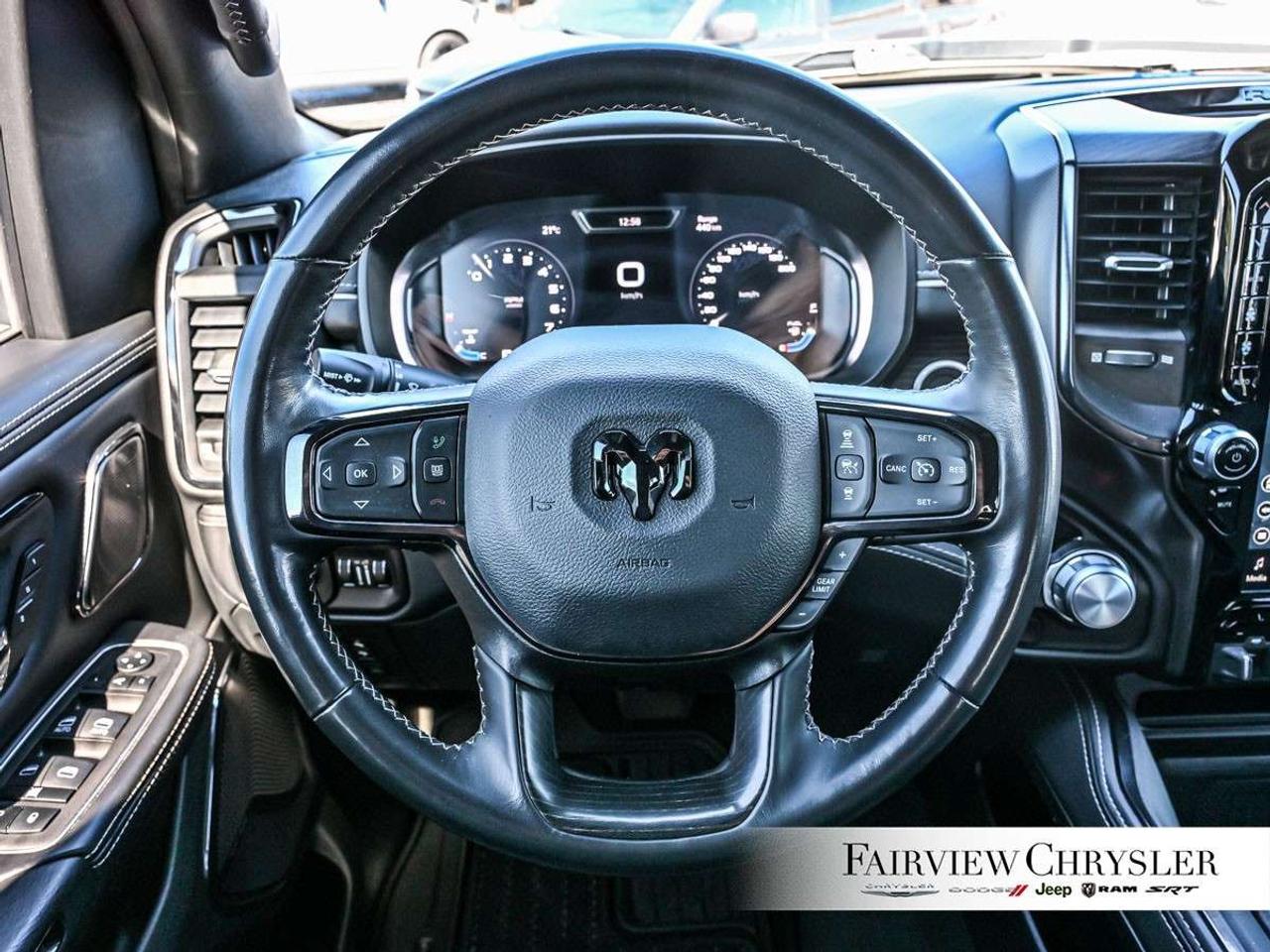 2024 RAM 1500 Limited 4x4 Crew Cab 5'7 Box PANO ROOF   RAM BOX   NIGHT EDITION   19 SPEAKER HARMAN / KARDON   CARPLAY   SPORT HOOD Photo