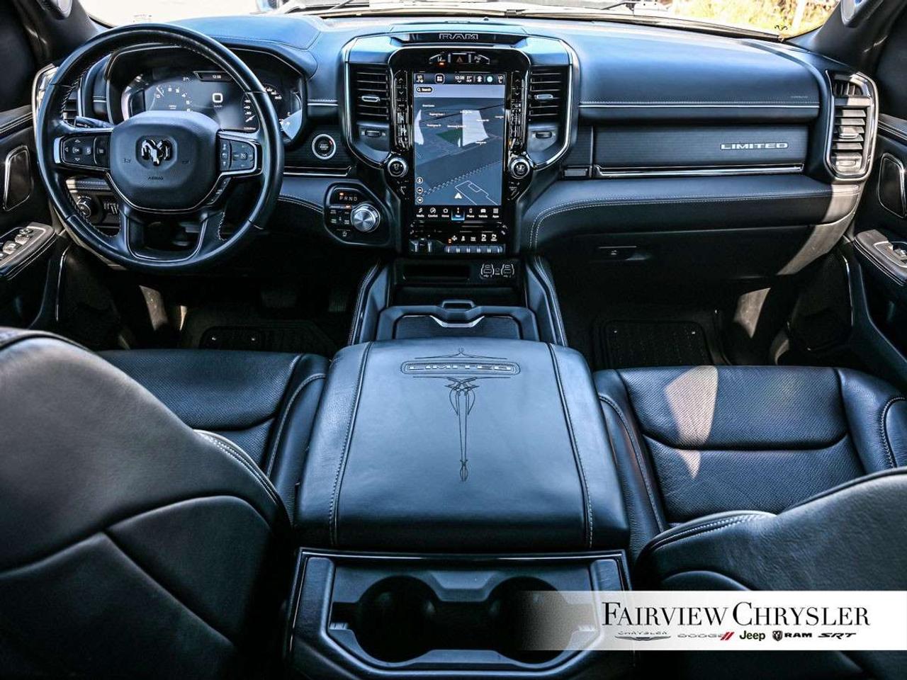 2024 RAM 1500 Limited 4x4 Crew Cab 5'7 Box PANO ROOF   RAM BOX   NIGHT EDITION   19 SPEAKER HARMAN / KARDON   CARPLAY   SPORT HOOD Photo