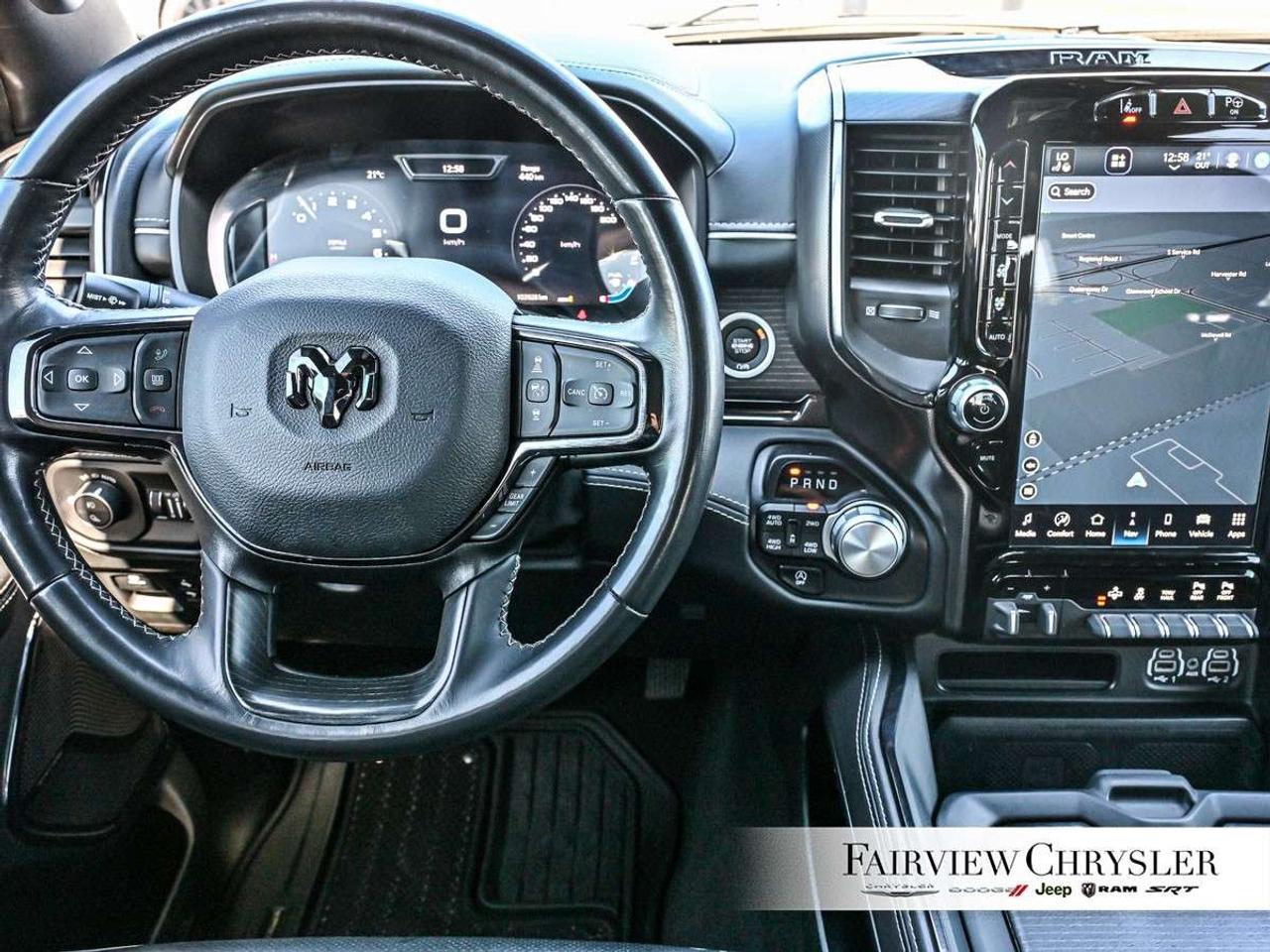 2024 RAM 1500 Limited 4x4 Crew Cab 5'7 Box PANO ROOF   RAM BOX   NIGHT EDITION   19 SPEAKER HARMAN / KARDON   CARPLAY   SPORT HOOD Photo