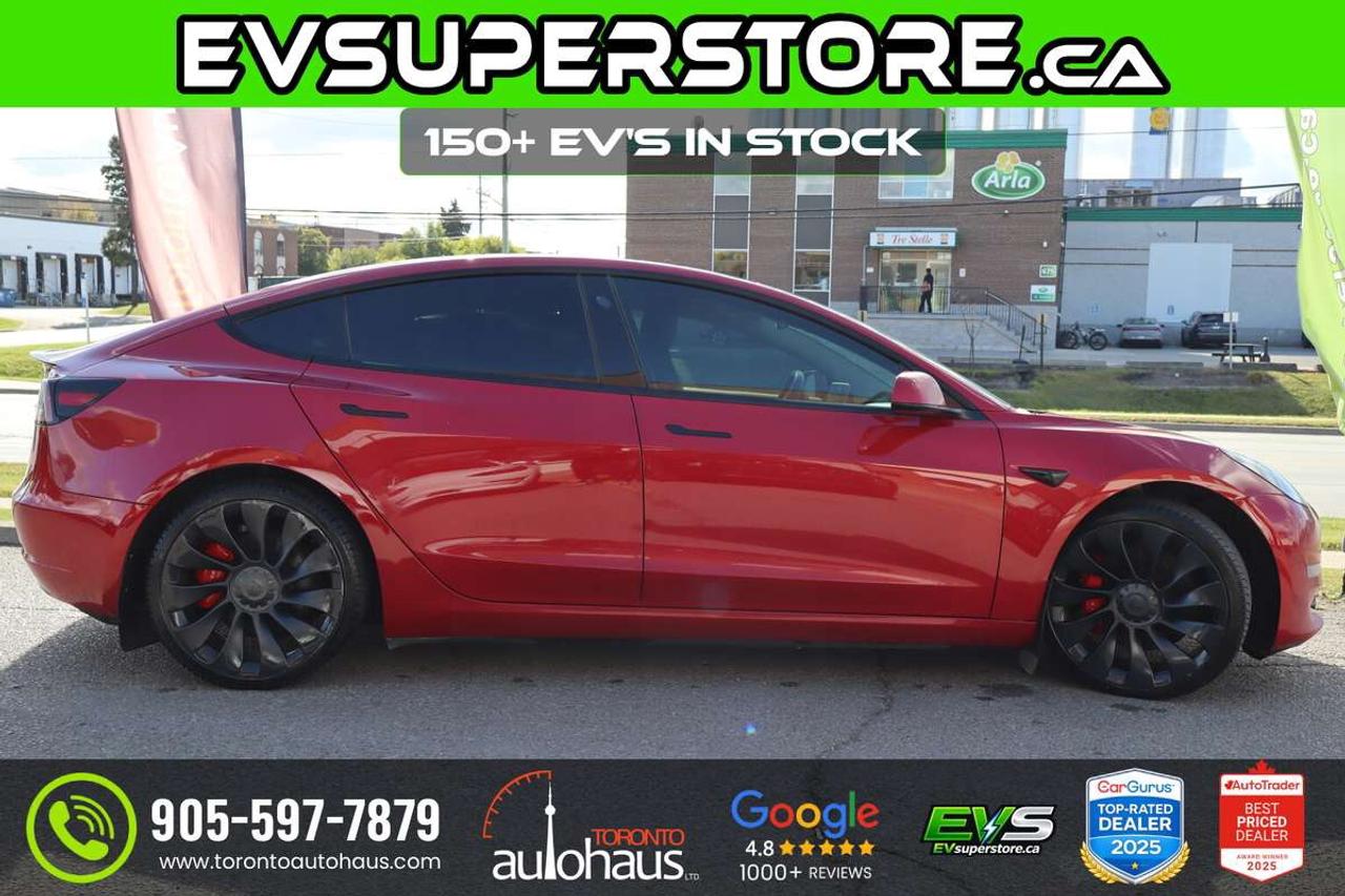 2022 Tesla Model 3 PERFORMANCE AT EVSUPERSTORE.CA Photo