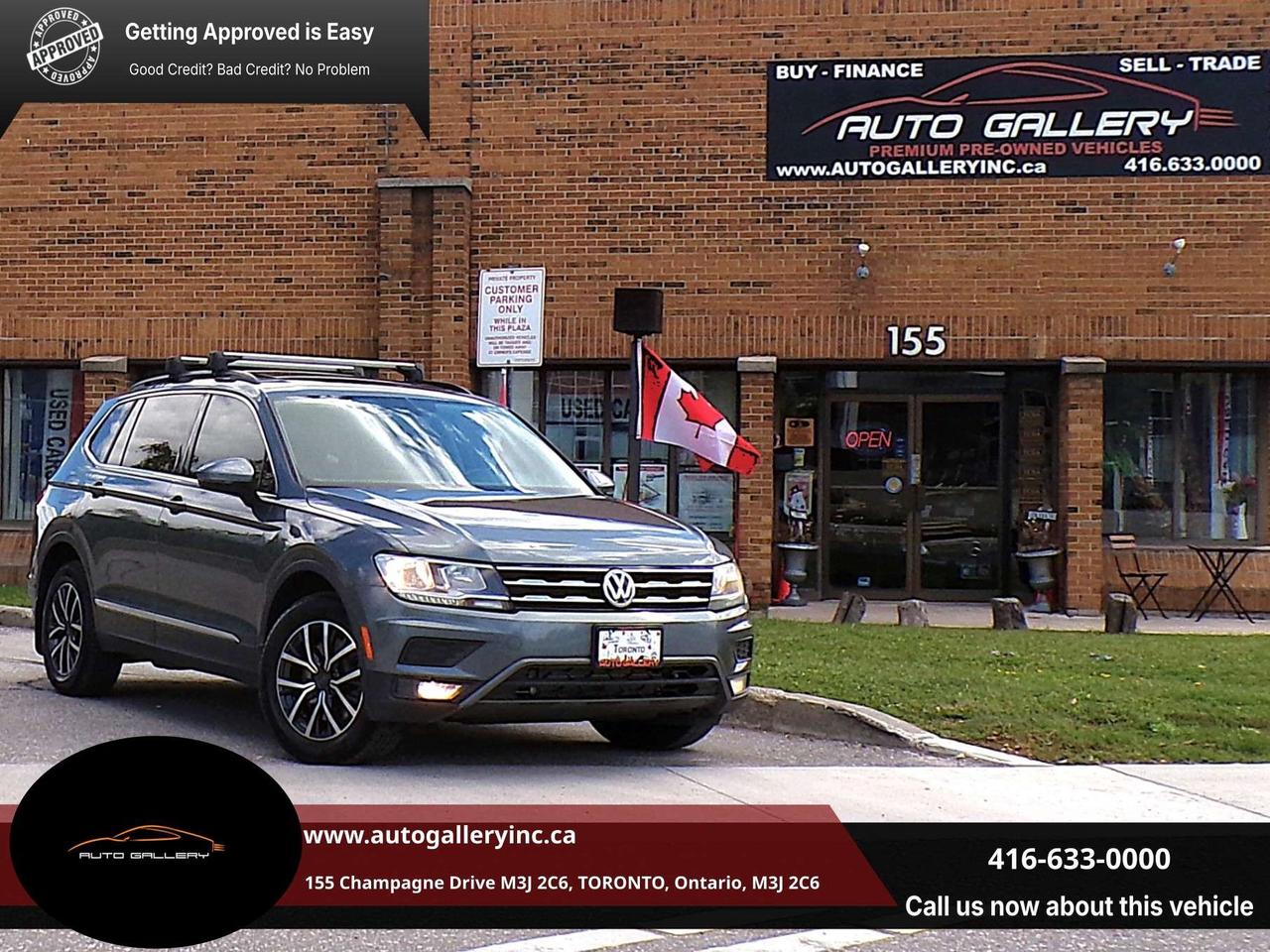 2020 Volkswagen Tiguan COMFORTLINE+ 4MOTION BSM CAMERA PANO ROOF APPLE CARPLAY Photo0