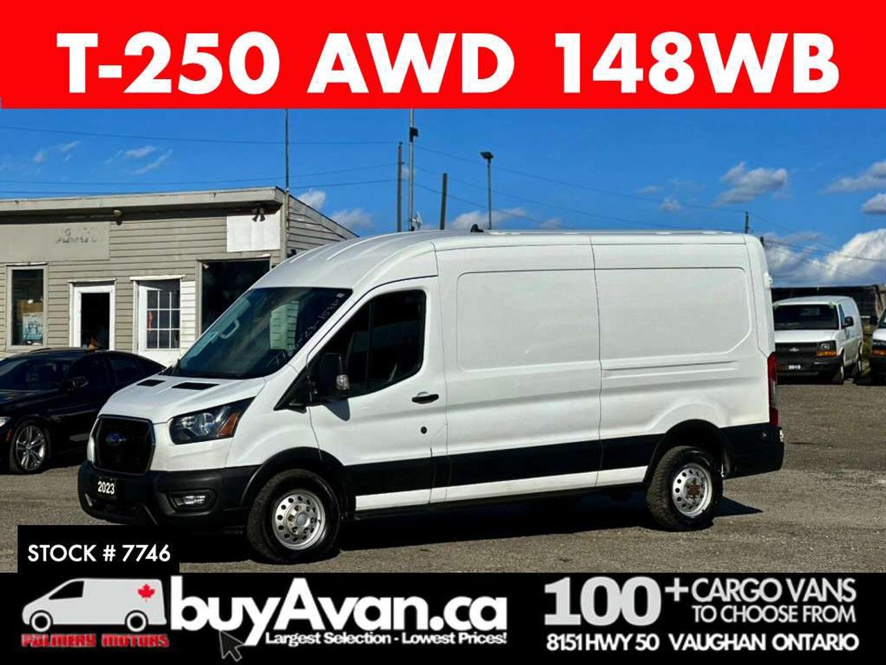 2023 Ford Transit T-250 148WB AWD + BIG SCREEN Sync 4 Photo