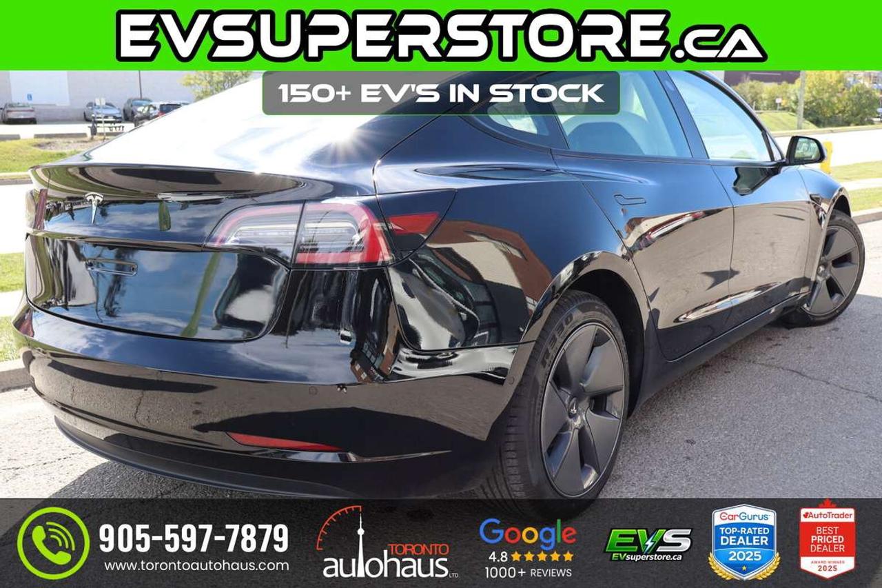 2022 Tesla Model 3 WHITE INT. I 150+ EV's at EVSUPERSTORE.ca Photo