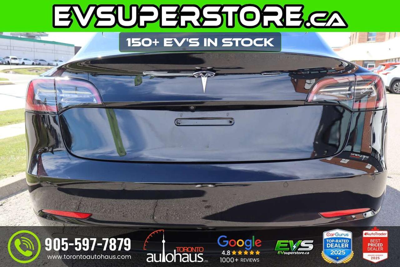 2022 Tesla Model 3 WHITE INT. I 150+ EV's at EVSUPERSTORE.ca Photo